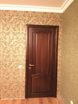 Гамма, цвет: орех 32 (баклажан) ― Фабрика дверей "Русский Бор"